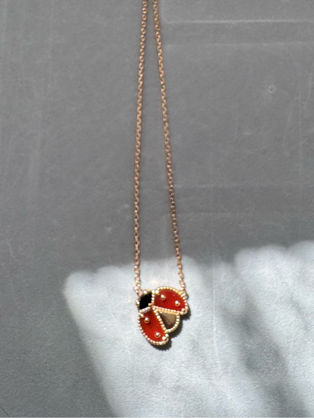 Ladybug Pendant Necklace